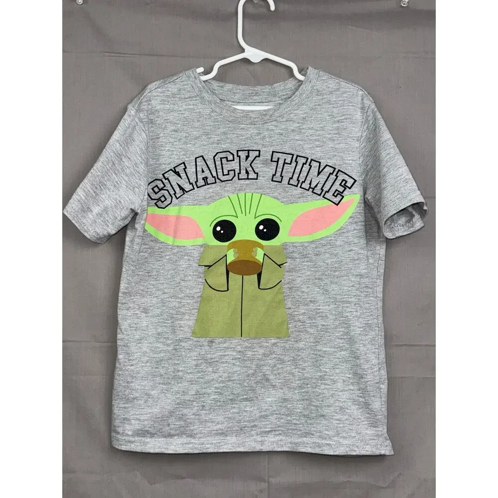 Star Wars Girls Snack Time The Child/Grogu Shirt, Size 7/8